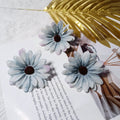 Realistic 3" Daisy Flower Heads, Soft Fabric, Perfect for DIY Wedding Decor, Home Accents, Gift Wrapping, Floral Arrangements