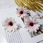 Realistic 3" Daisy Flower Heads, Soft Fabric, Perfect for DIY Wedding Decor, Home Accents, Gift Wrapping, Floral Arrangements