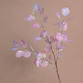 Autumn Money Leaf Eucalyptus Stem, 33" Real-Touch Faux Plant Branch, Lifelike Greenery for Tall Vases, Home Decor, Weddings & Events
