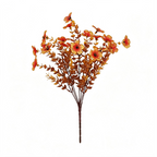 Autumn Eucalyptus & Violet Faux Floral Stems, 12-Pack, 14" Life-Like Greenery for Wedding Bouquets, Event Decor, Vase Arrangements & Home Styling