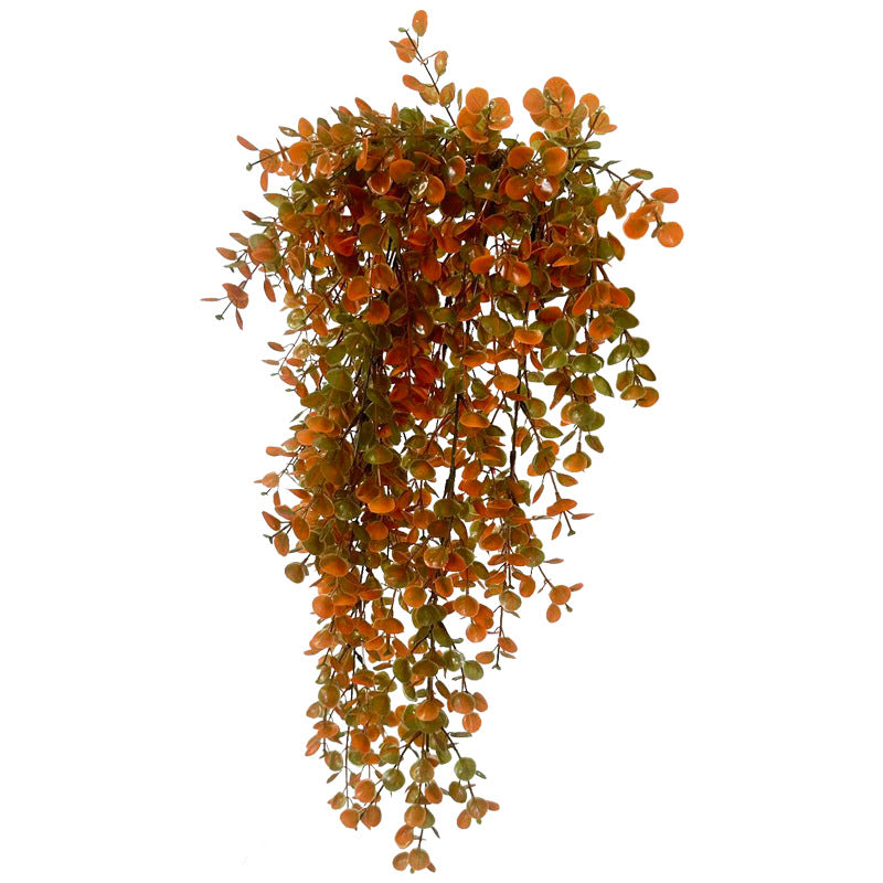 Autumn Eucalyptus Wall Hanging, 30" Real-Touch Faux Greenery, Ideal for Home Decor, Weddings, and Cottagecore Style