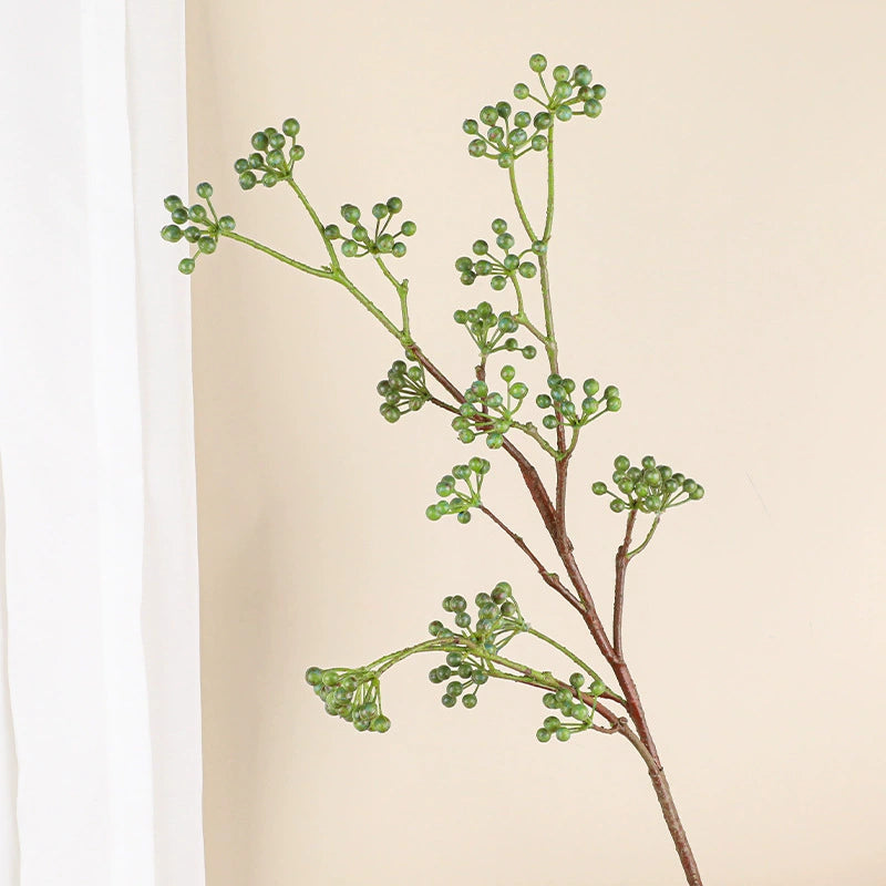 Artificial Red and Blue Berry Vines, 31" Real-Touch Faux Floral Decor for Home, Weddings, Events, Cottagecore Style