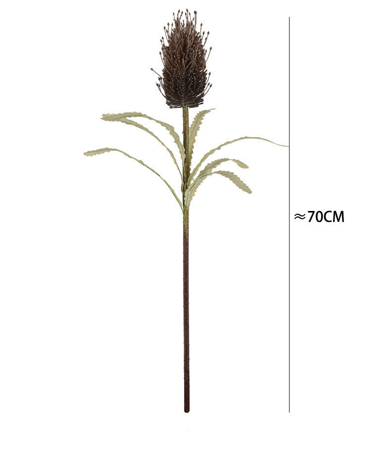Artificial Phalaenopsis Orchid Stem, 28" Real-Touch Silk Flower for Vase Arrangements, Home Decor, Hotel & Wedding Centerpieces – Vintage Tones (5 Colors)