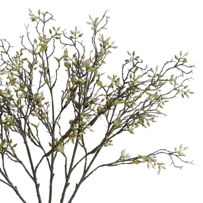Artificial Eucalyptus Stems, 31" Realistic Faux Greenery Branches for Vase Arrangements, Home Decor, Wedding & Event Florals - Set of 1 (Green, Gray, Brown, Yellow)