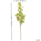 Artificial Eucalyptus Leaves Stems, 33" Real-Touch Faux Greenery, Bulk Pack of 9 Stems for Home Decor, Weddings & Floral Arrangements