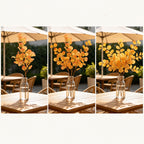 Artificial Eucalyptus Leaves Stems, 33" Real-Touch Faux Greenery, Bulk Pack of 9 Stems for Home Decor, Weddings & Floral Arrangements