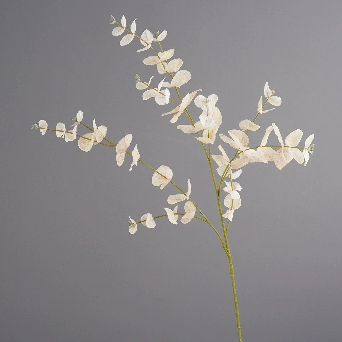 37" Lifelike Eucalyptus Money Plant Silk Artificial Greenery, Real-Touch Faux Leaves, Bendable Stems for Vase, Home Decor, Wedding Centerpieces, Hotel Displays