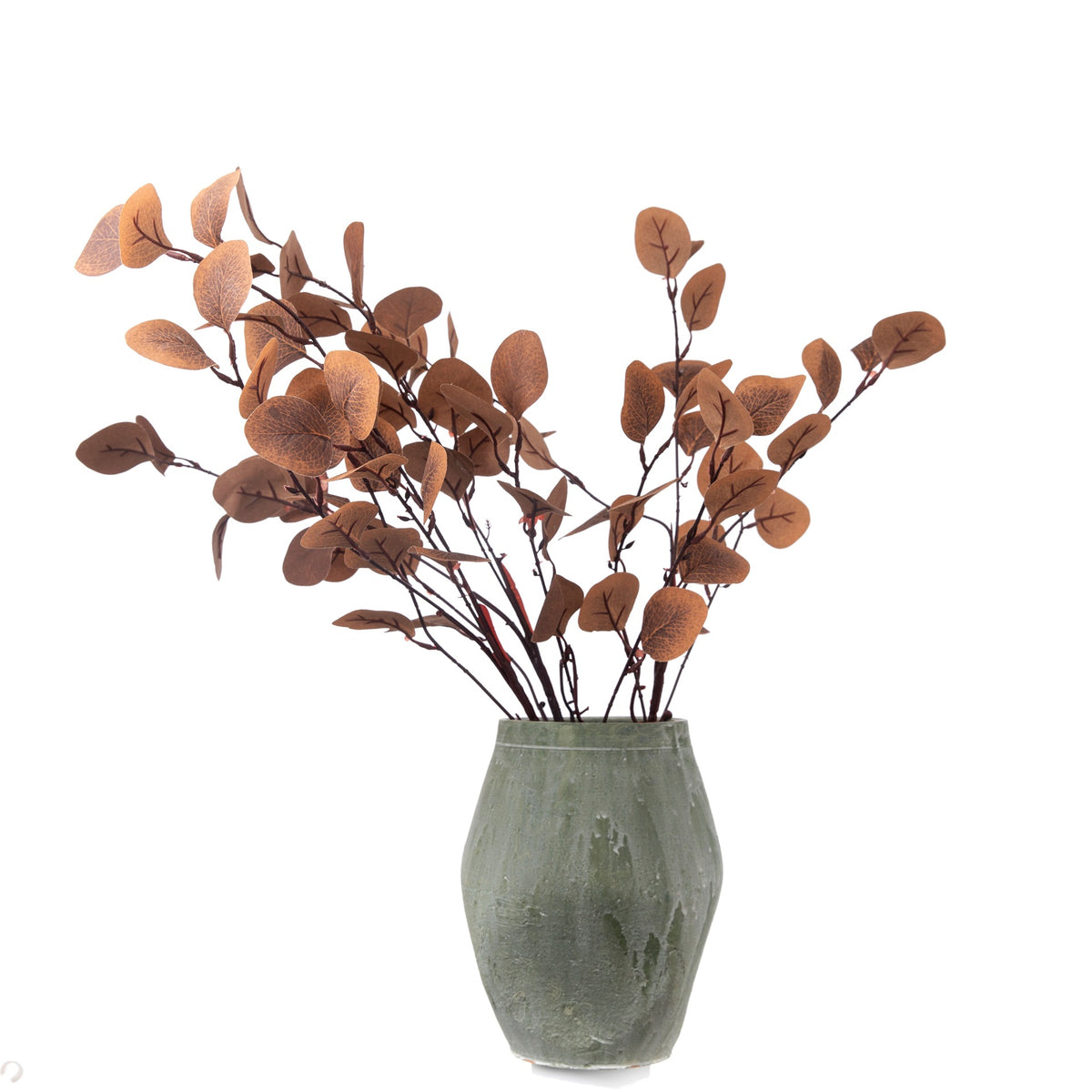 Eucalyptus Artificial Leaves, 35" Real-Touch Greenery Stems for Wedding Decor, Home Arrangements, and Bulk Floral Design
