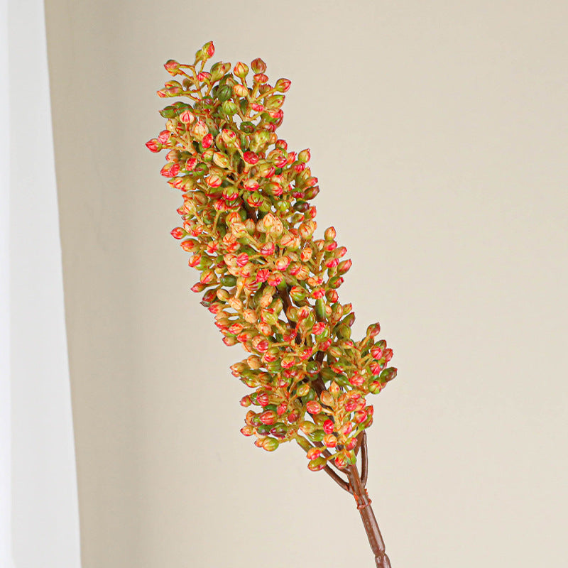 Artificial Spider Plant, 19" Single-Stem Plastic Faux Greenery, Realistic Home Decor, Wedding & Event Arrangements, Bulk Wholesale