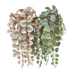 126-Leaf Artificial Eucalyptus Vine, 19" Real-Touch Hanging Foliage for Home Decor, Weddings & Bulk Floral Arrangements