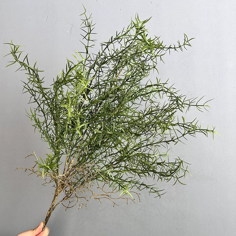 Real-Touch Artificial Snapdragon Asparagus Fern Bouquet, 26", Green & Light Green, Vase Arrangement, Home Decor, Wedding Florals