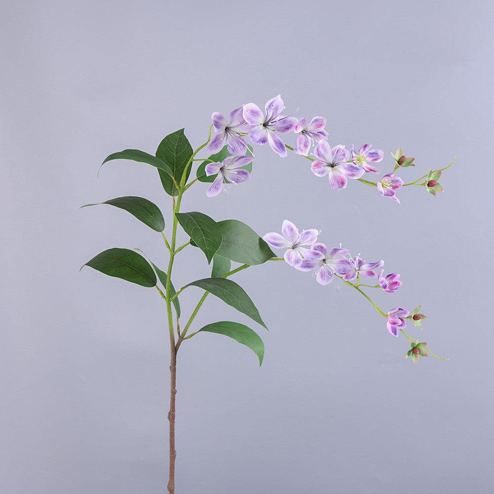 Artificial Crabapple Flower, 39" Tall, 12" Wide, Real-Touch Plastic, 16 Blooms, Vase Decor, Home Styling, Wedding Arrangements