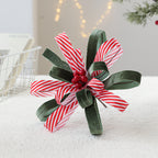 Christmas Red Berry Cloth Floral Pick, 10" Tall, Light Luxury Style, Festive Holiday Decor