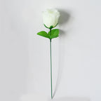 Peacock Roses Artificial Flowers, Single Stem DIY Fake Flowers for Weddings & Holidays, 12-Pack (13" Tall, 2" Bloom Diameter)