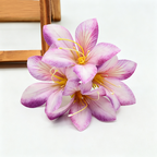 Artificial Silk Bauhinia Flower Clusters, 3 Pack, 4 Blooms Each, Perfect for DIY Crafts, Wedding Decor, and Gift Packaging