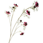 Artificial Cosmos Bush, Silk Scabiosa Floral Arrangement, Rustic Style, 46" Tall, Perfect for Weddings & Home Decor