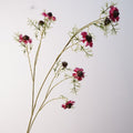Artificial Cosmos Bush, Silk Scabiosa Floral Arrangement, Rustic Style, 46" Tall, Perfect for Weddings & Home Decor