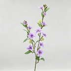 Artificial Jasmine Stems, Modern Bush with 11 Blooms, 28" Tall, Perfect for Weddings & Home Decor