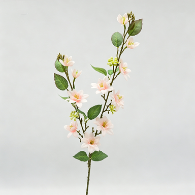 Artificial Jasmine Stems, Modern Bush with 11 Blooms, 28" Tall, Perfect for Weddings & Home Decor