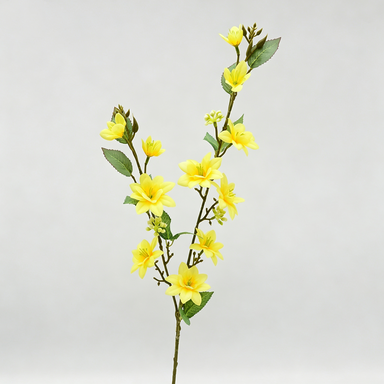 Artificial Jasmine Stems, Modern Bush with 11 Blooms, 28" Tall, Perfect for Weddings & Home Decor