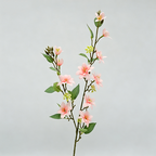 Artificial Jasmine Stems, Modern Bush with 11 Blooms, 28" Tall, Perfect for Weddings & Home Decor