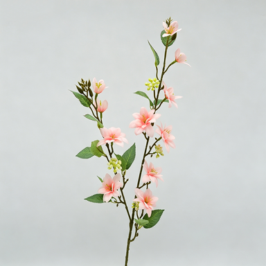 Artificial Jasmine Stems, Modern Bush with 11 Blooms, 28" Tall, Perfect for Weddings & Home Decor