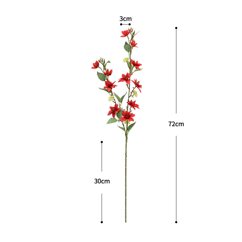 Artificial Jasmine Stems, Modern Bush with 11 Blooms, 28" Tall, Perfect for Weddings & Home Decor