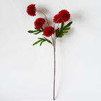 Artificial Chrysanthemum Bush, 20" Tall, Silk Flowers, 5 Blooms, Perfect for Weddings & Home Decor