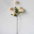 Artificial Chrysanthemum Bush, 20" Tall, Silk Flowers, 5 Blooms, Perfect for Weddings & Home Decor
