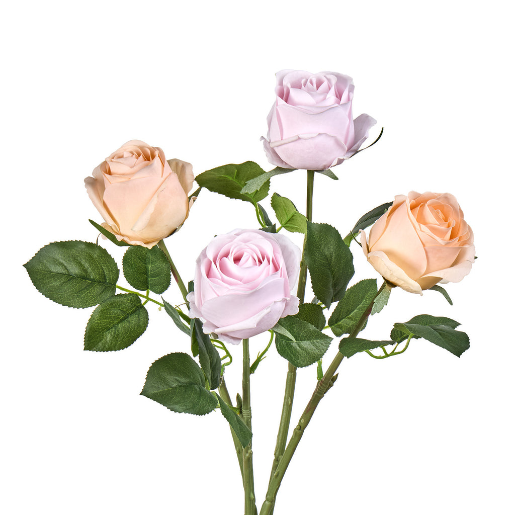 Artificial Rose, Single Stem, 17" Tall, 3" Bloom, Wedding, Home Decor, Valentine's Day Bouquet Filler