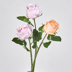 Artificial Rose, Single Stem, 17" Tall, 3" Bloom, Wedding, Home Decor, Valentine's Day Bouquet Filler