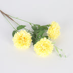 Moroccan Peony Artificial Flowers, 31" Tall, 3 Blooms, Silk Bush for Home Decor, Weddings, Events