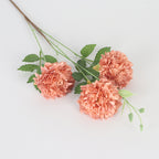Moroccan Peony Artificial Flowers, 31" Tall, 3 Blooms, Silk Bush for Home Decor, Weddings, Events