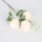 Moroccan Peony Artificial Flowers, 31" Tall, 3 Blooms, Silk Bush for Home Decor, Weddings, Events