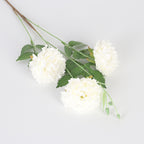 Moroccan Peony Artificial Flowers, 31" Tall, 3 Blooms, Silk Bush for Home Decor, Weddings, Events