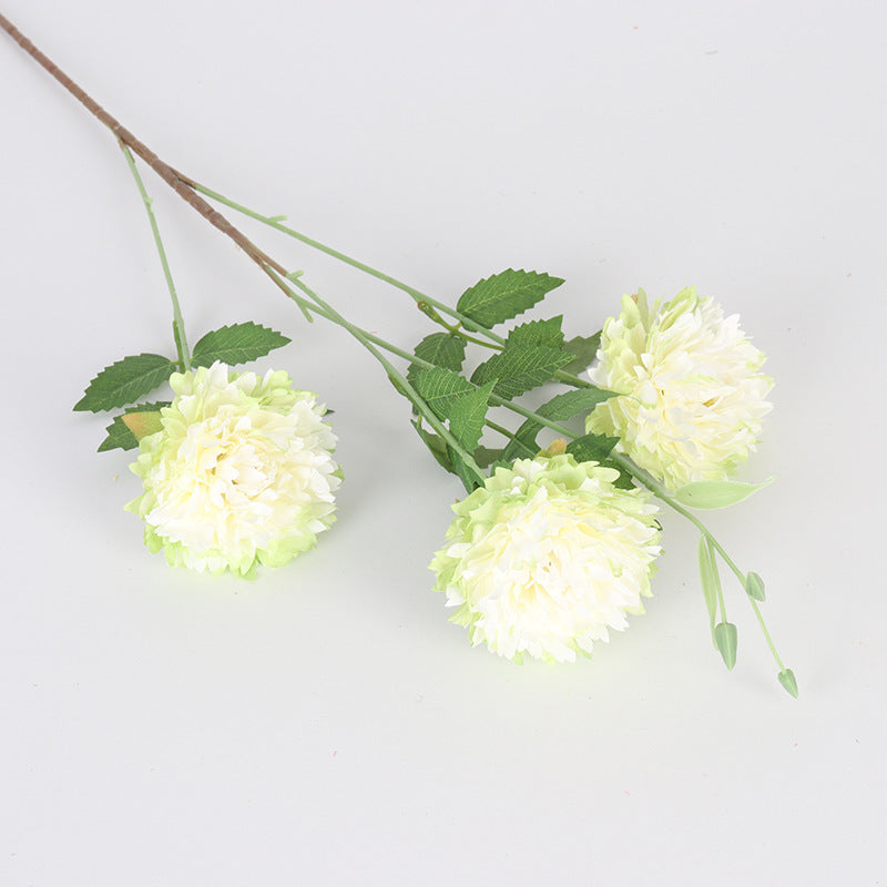 Moroccan Peony Artificial Flowers, 31" Tall, 3 Blooms, Silk Bush for Home Decor, Weddings, Events