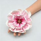 Artificial Magnolia Flower Heads, Pack of 1, 5" Diameter, Wedding Decor, DIY Craft, Indoor Use