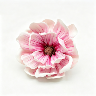 Artificial Magnolia Flower Heads, Pack of 1, 5" Diameter, Wedding Decor, DIY Craft, Indoor Use