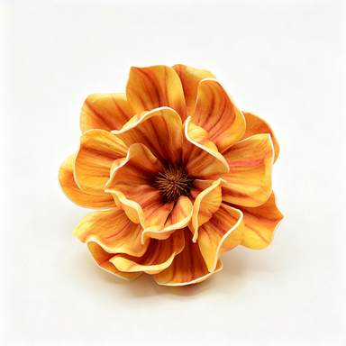 Artificial Magnolia Flower Heads, Pack of 1, 5" Diameter, Wedding Decor, DIY Craft, Indoor Use