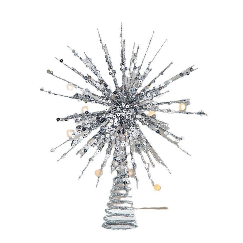 Christmas Tree Topper Star, 6 Styles of LED Star Tree Topper Decorations for Holiday, Winter Weddings & Parties (Sizes Vary)