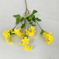 Artificial Chamomile Bush with 30 Blooms, Silk Flower Arrangement for Weddings, Home Decor, 27" Tall
