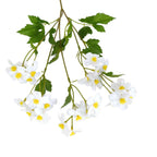 Artificial Chamomile Bush with 30 Blooms, Silk Flower Arrangement for Weddings, Home Decor, 27" Tall