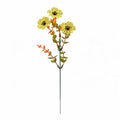 Artificial Eucalyptus Stems, Set of 10, 13" Tall, PE/PVC Material, Single Stem with 5 Branches, Fall Home Decor