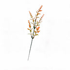 Artificial Eucalyptus Stems, Set of 10, 13" Tall, PE/PVC Material, Single Stem with 5 Branches, Fall Home Decor