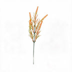 Artificial Eucalyptus Stems, Set of 10, 13" Tall, PE/PVC Material, Single Stem with 5 Branches, Fall Home Decor