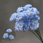 Artificial Flower Fairy Kiss Bush, 24" Tall with 3 Blooms, Silk Wedding Aisle Decoration, Indoor Use