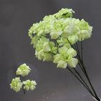 Artificial Flower Fairy Kiss Bush, 24" Tall with 3 Blooms, Silk Wedding Aisle Decoration, Indoor Use