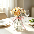 Artificial Rose Loose Heads, Pack of 25, Foam Material, 2.5" Diameter, DIY Home Decor, Window Display, Gift Packaging