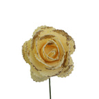 Artificial Rose Loose Heads, Pack of 25, Foam Material, 2.5" Diameter, DIY Home Decor, Window Display, Gift Packaging
