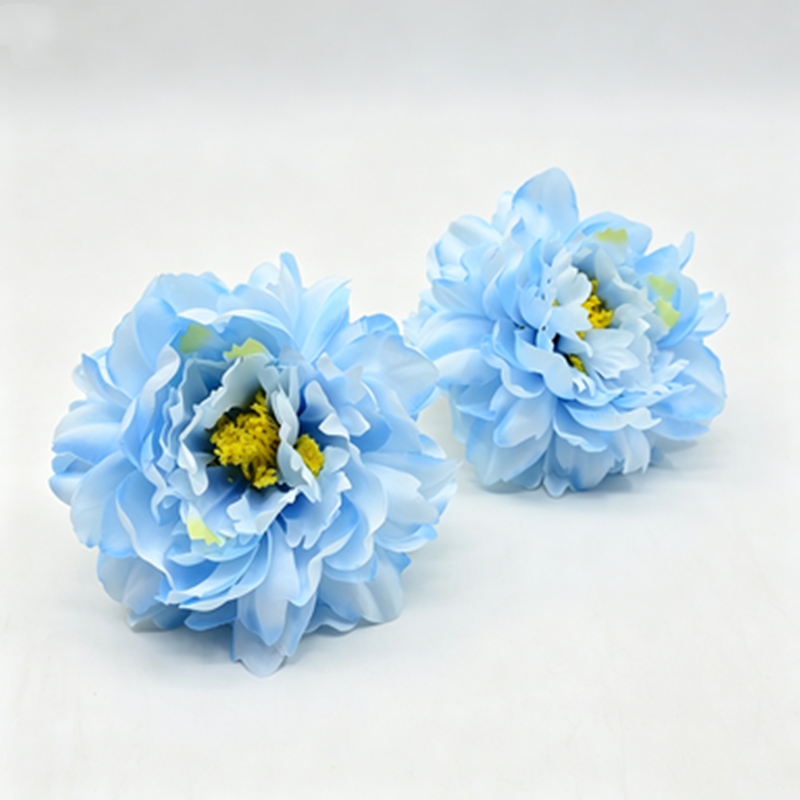 Artificial Peony Flower Heads, Silk Peony Blooms, Pack of 3, 5.5" Diameter, Wedding Decor, Table Arrangements, DIY Crafts